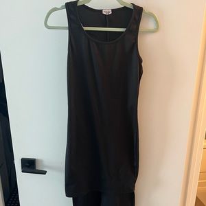 TOBI - asymmetrical black dress